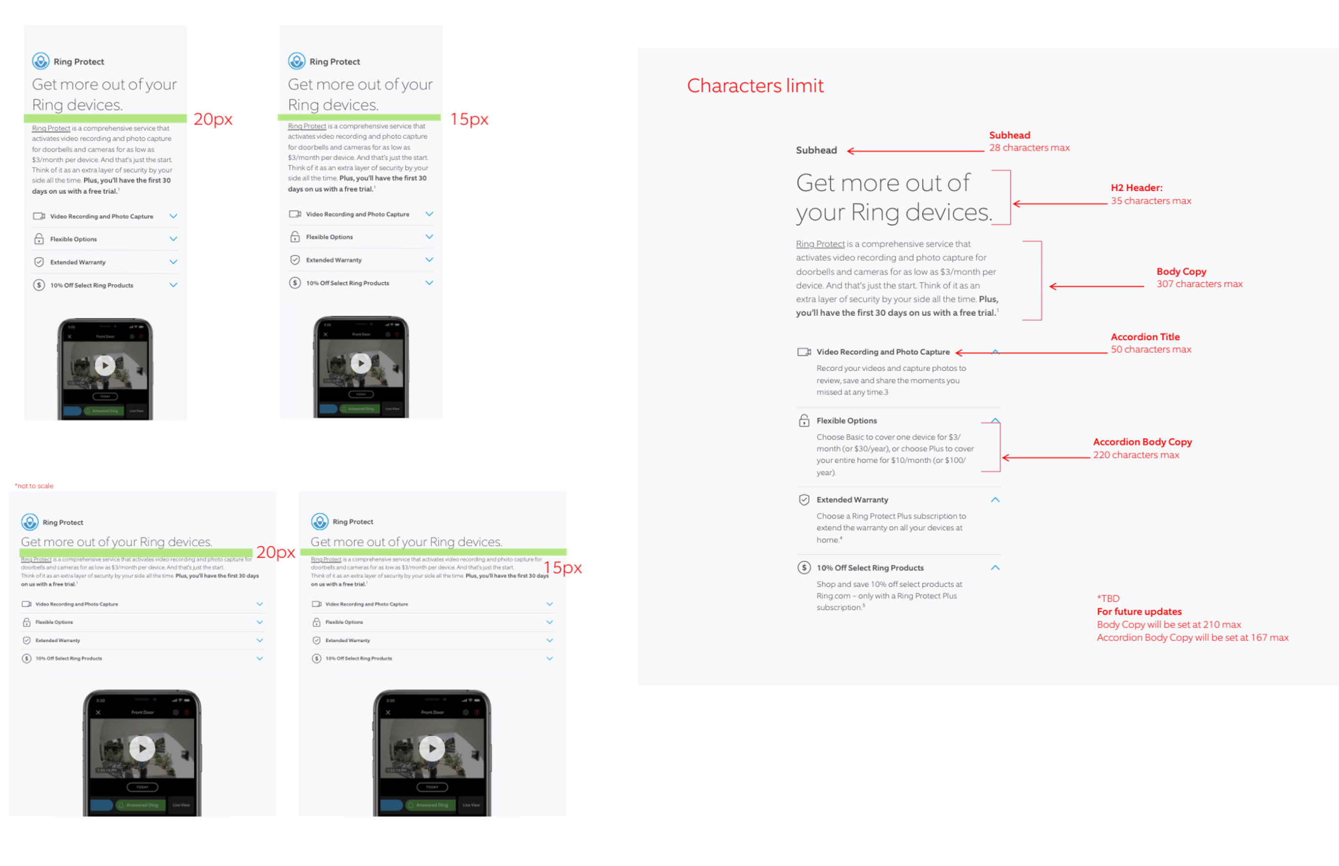 Ring component flexibility screenshot